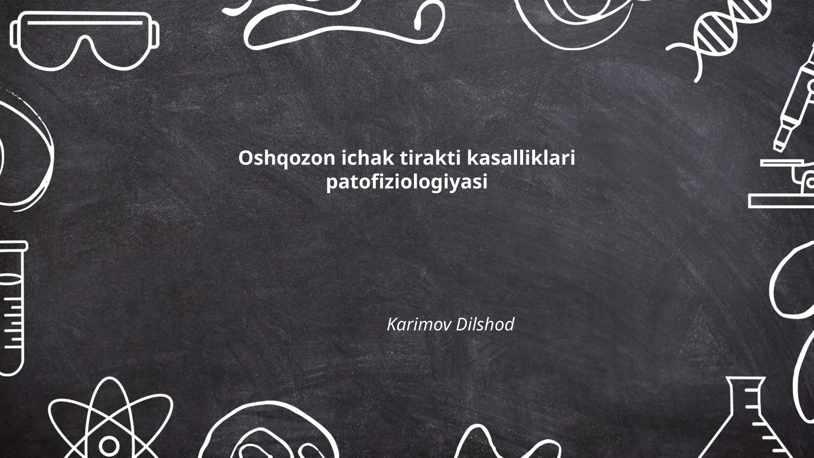 Oshqozon ichak tirakti kasalliklari patofiziologiyasi