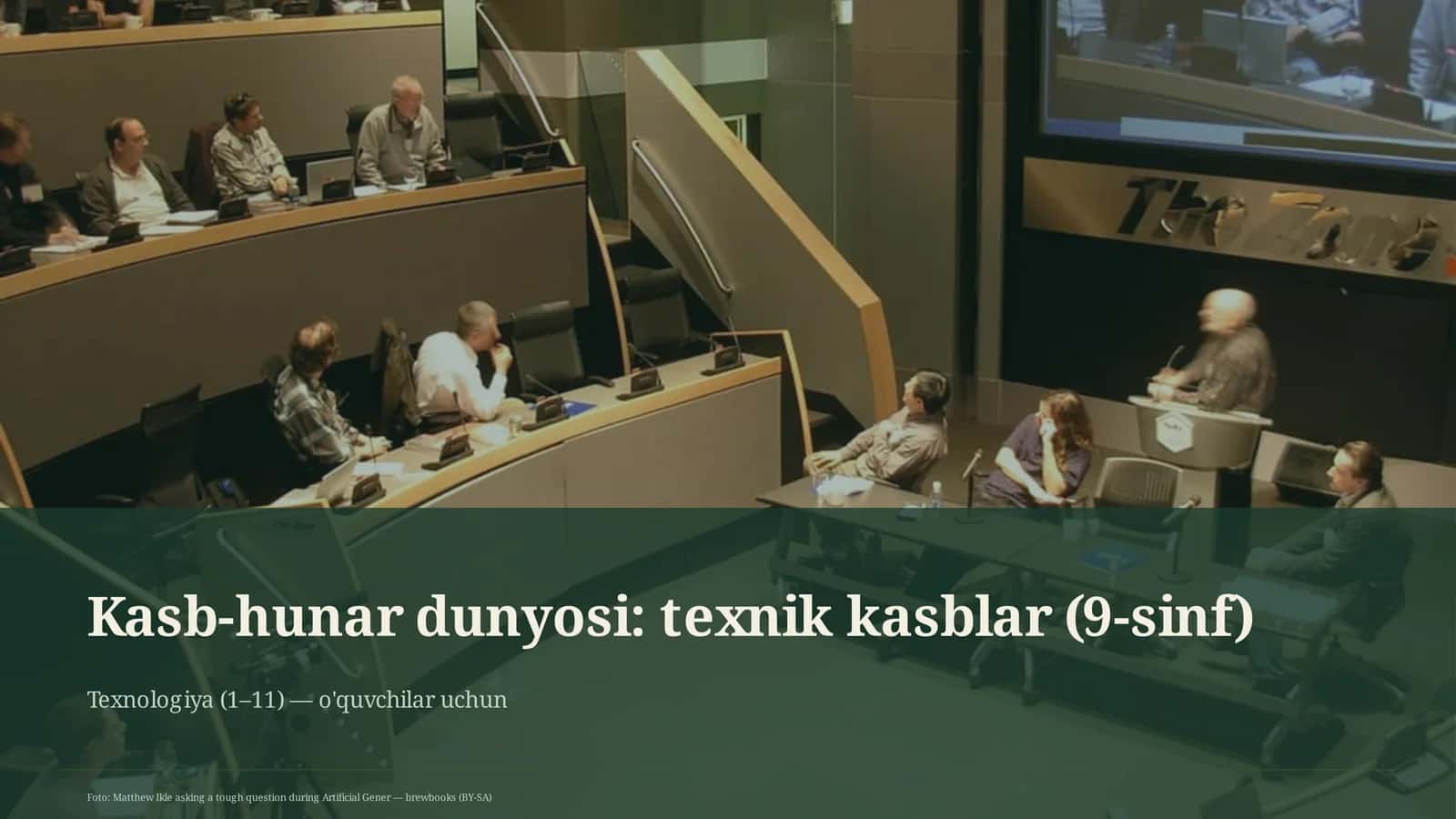 Kasb-hunar dunyosi: texnik kasblar (9-sinf)