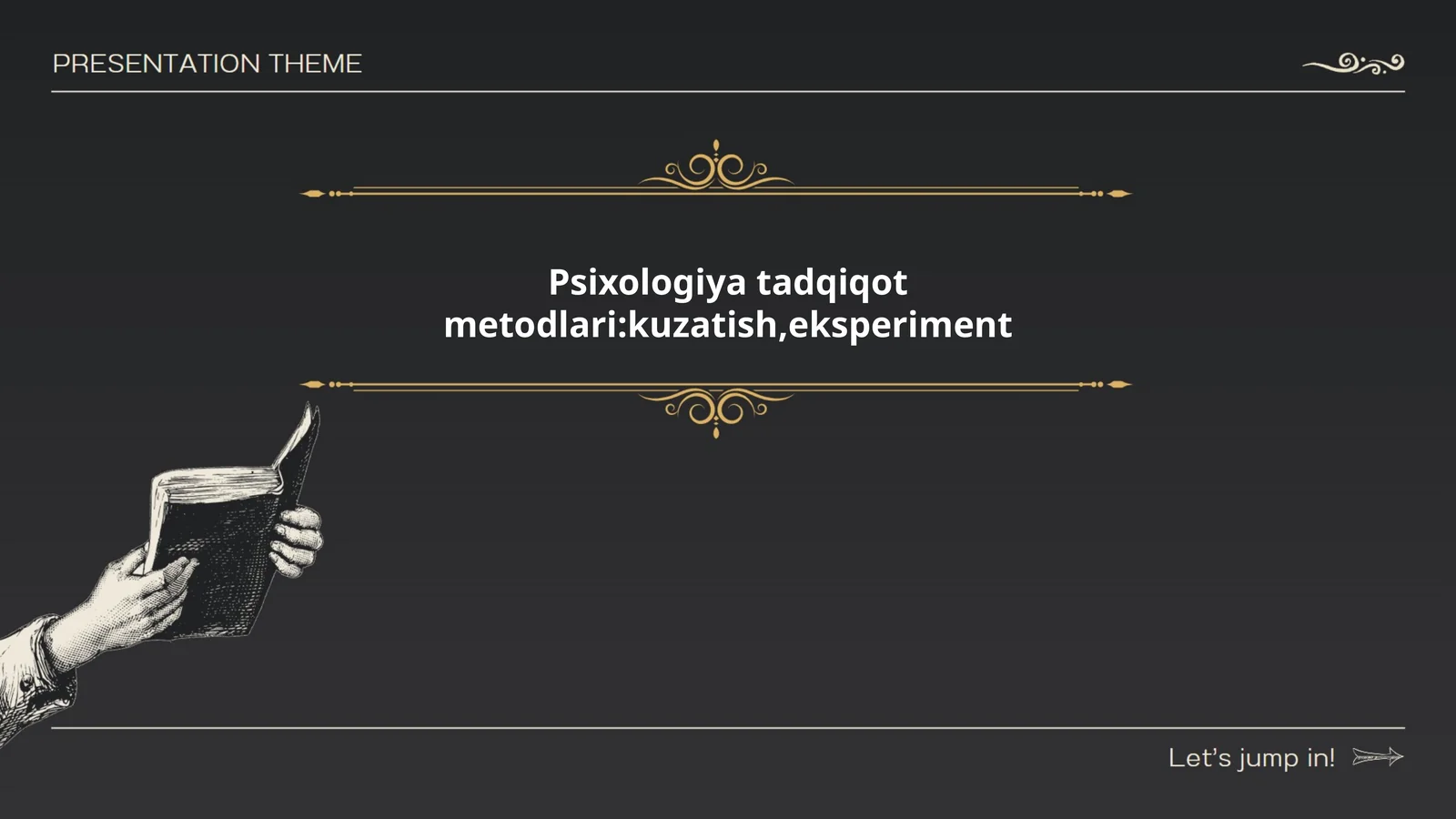 Psixologiya tadqiqot metodlari:kuzatish,eksperiment