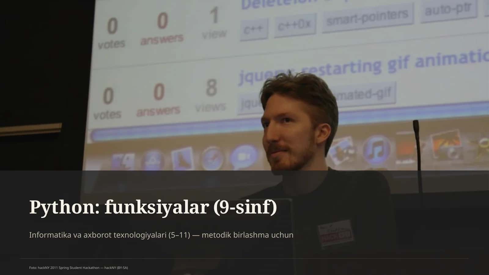 Python: funksiyalar (9-sinf)