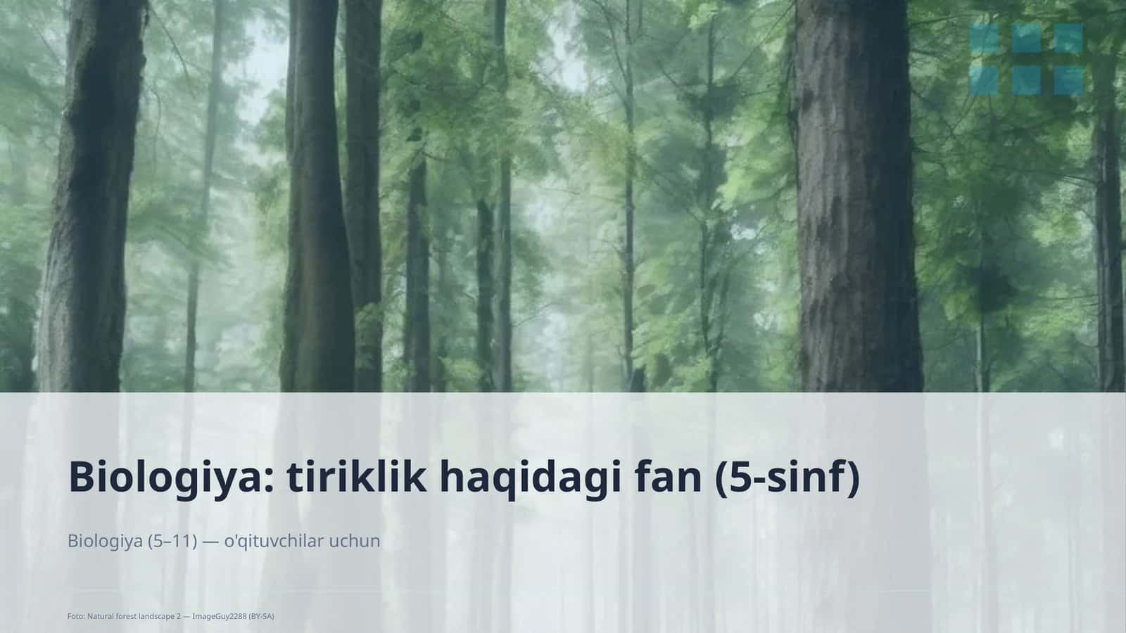 Biologiya: tiriklik haqidagi fan (5-sinf)