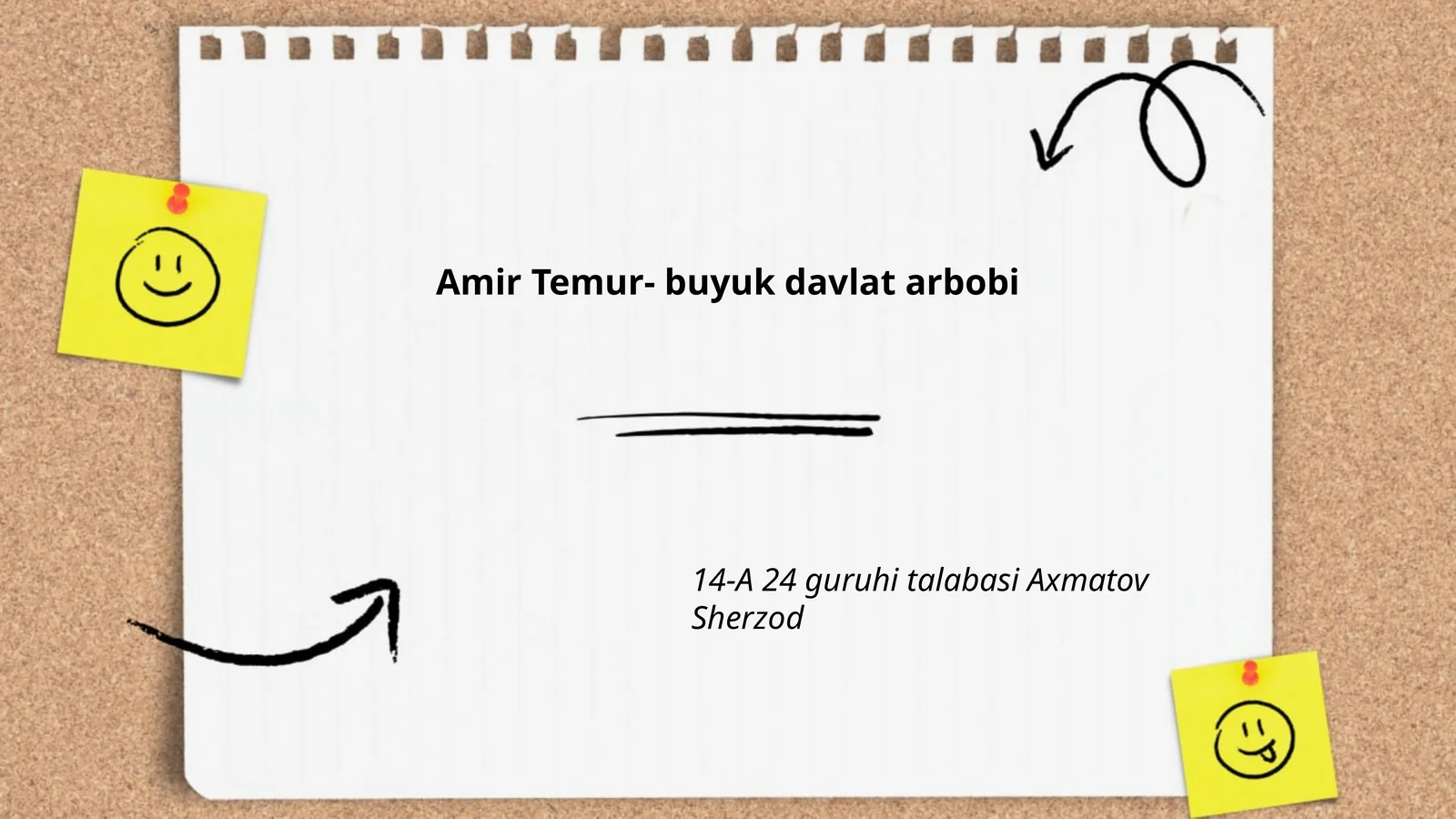 Amir Temur- buyuk davlat arbobi