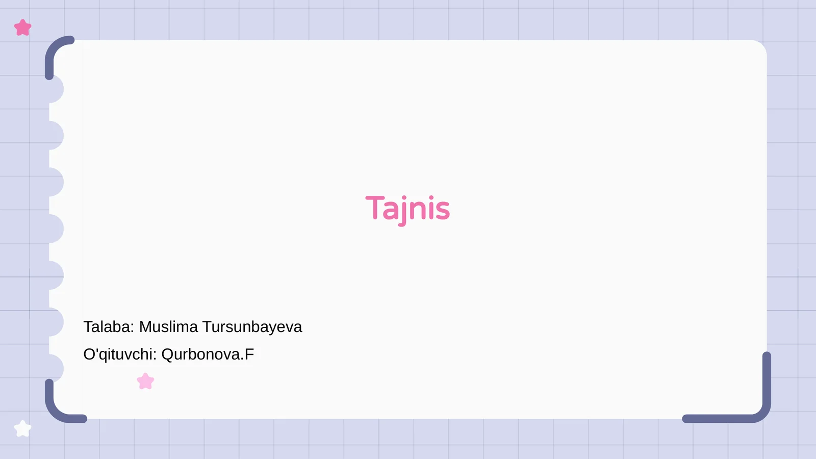 Tajnis