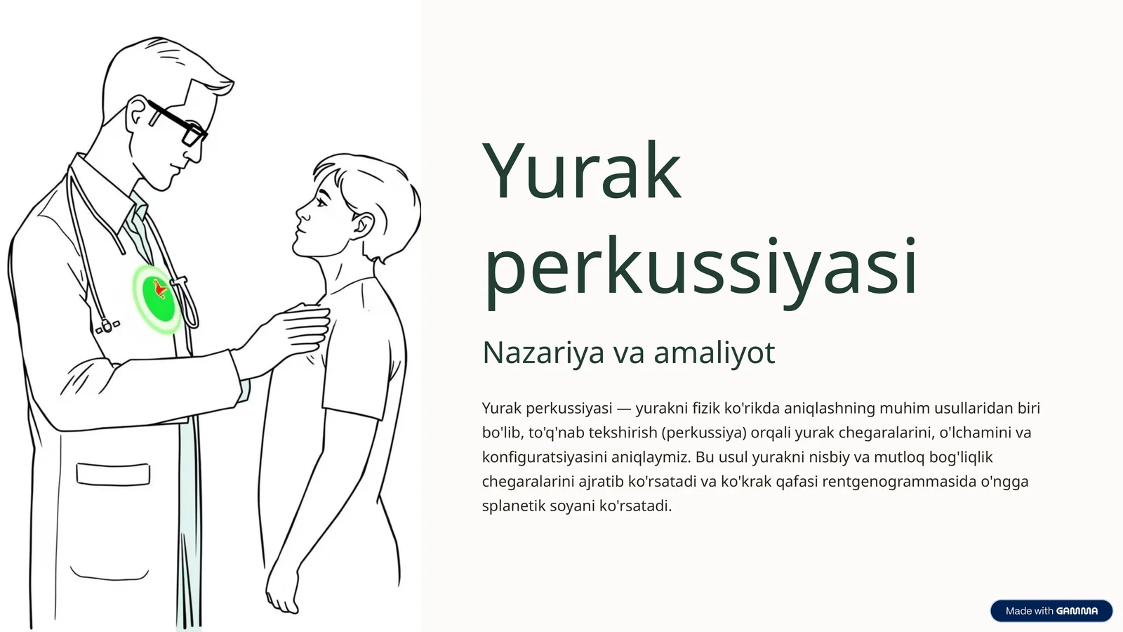 Yurak perkussiyasi