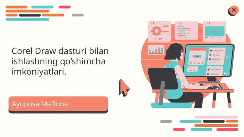 Corel Draw bilan ishlashning qoʻshimcha imkoniyatlari
