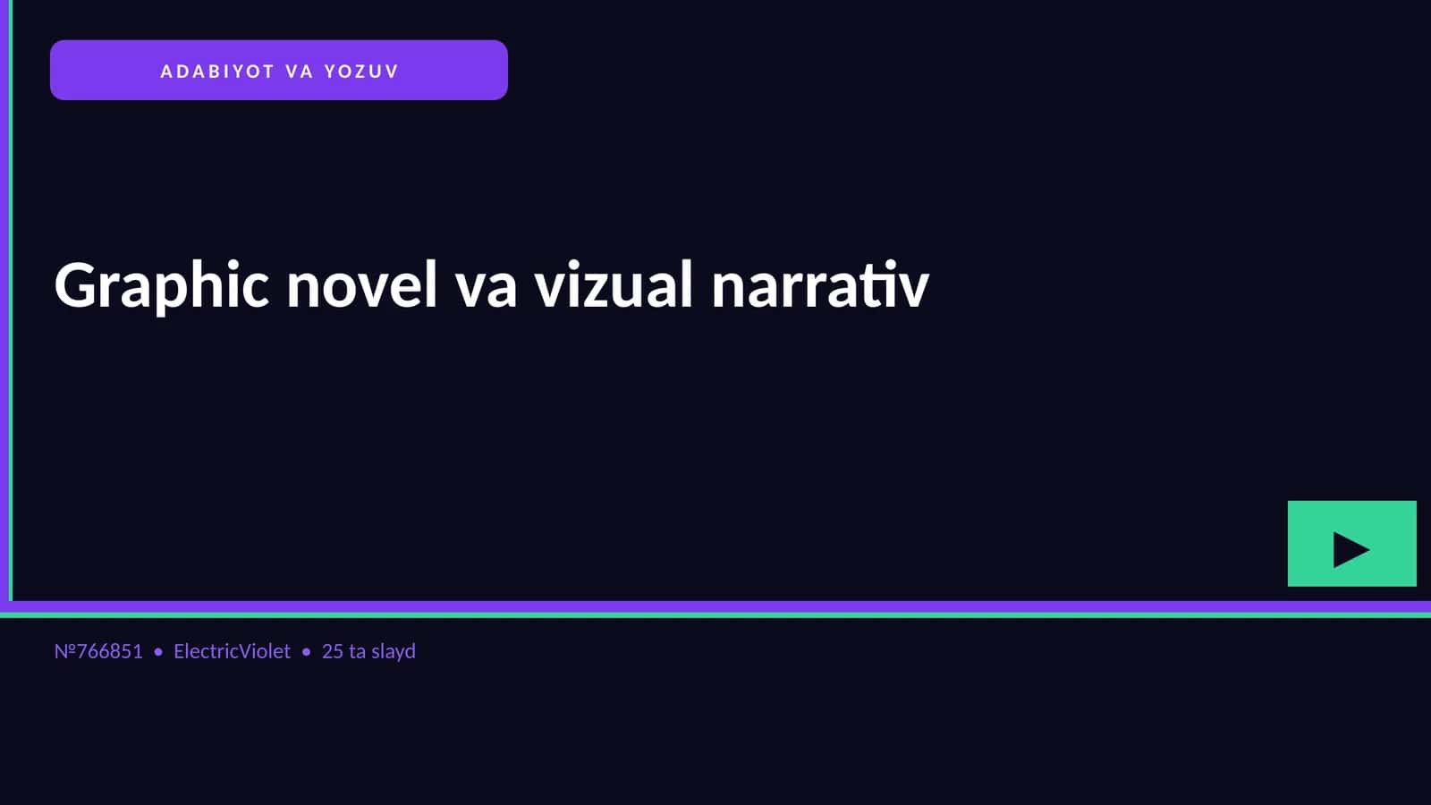 ADABIYOT VA YOZUV