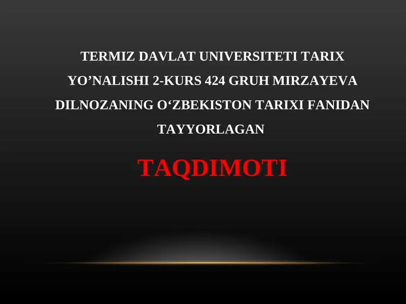 Buxoro xonligida Ashtarxoniylar sulolasi hukmronligi davri