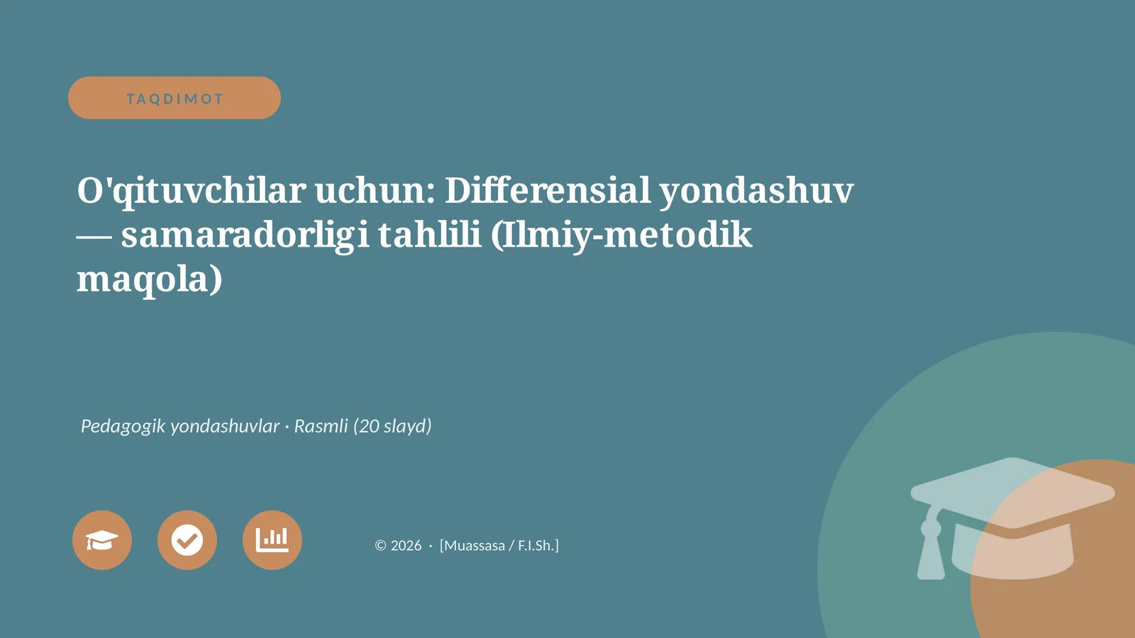 Differensial yondashuv — samaradorligi tahlili (Ilmiy-metodik maqola)