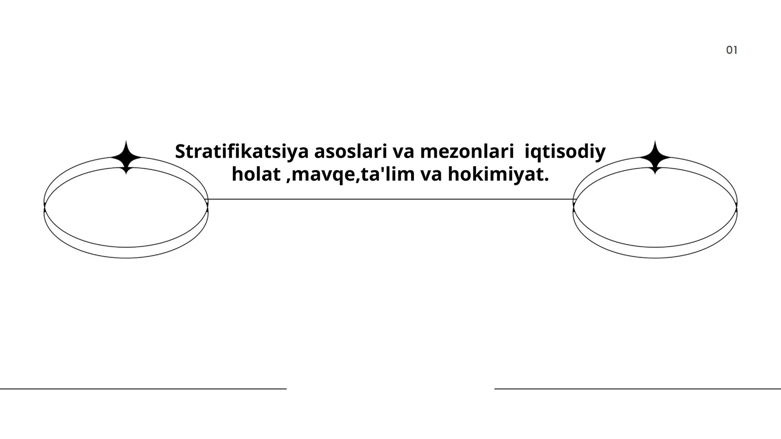 Stratifikatsiya asoslari va mezonlari