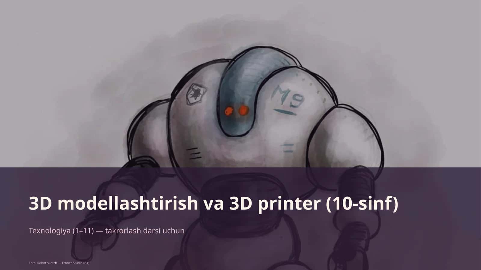 3D modellashtirish va 3D printer (10-sinf)