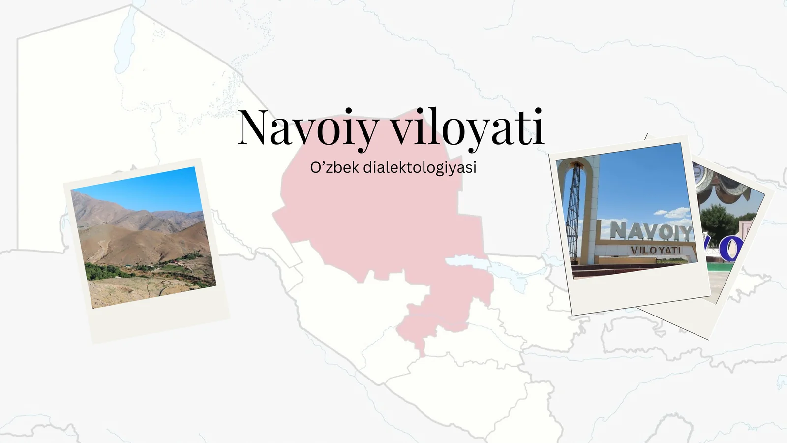 Navoiy viloyati dialektologiyasi