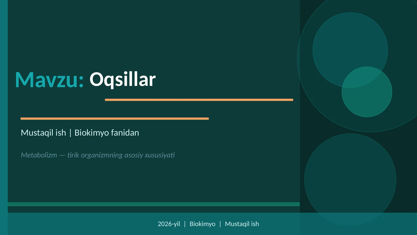Oqsillar