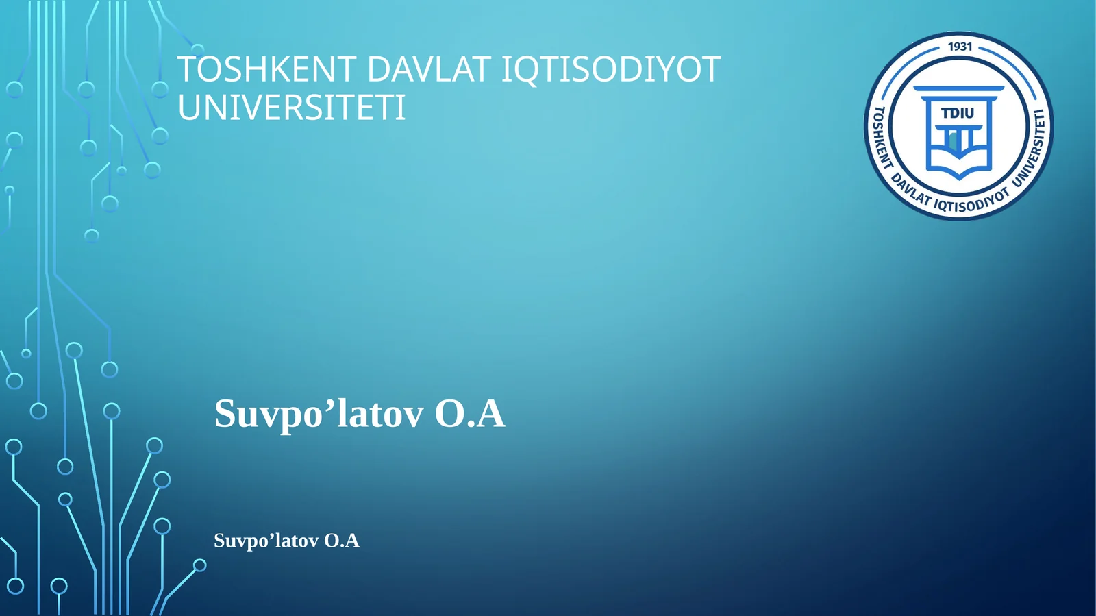 Adam Smitning biografiyasi