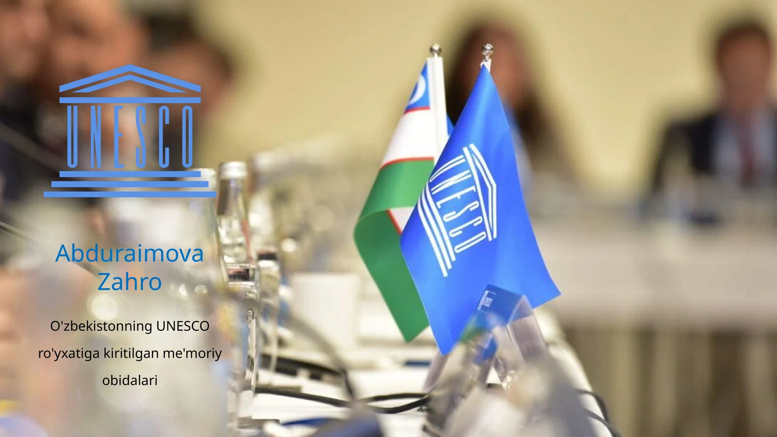 O'zbekistonning UNESCO ro'yxatiga kiritilgan me'moriy obidalari