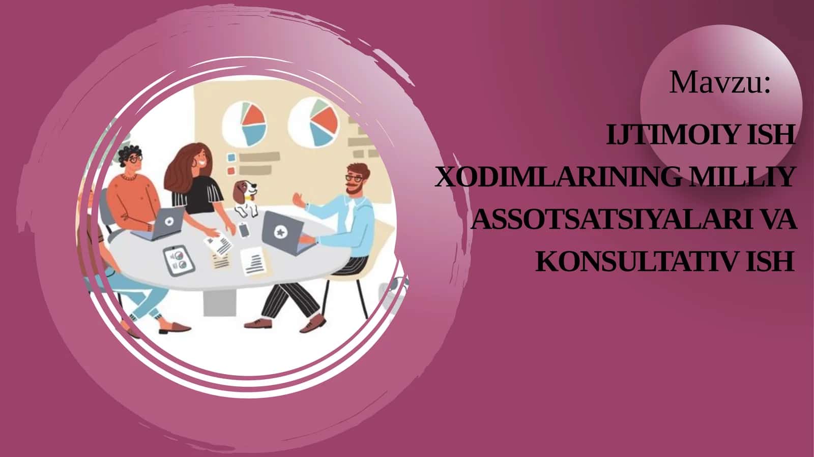 Ijtimoiy ish xodimlarining milliy assotsatsiyalari va konsultativ ish