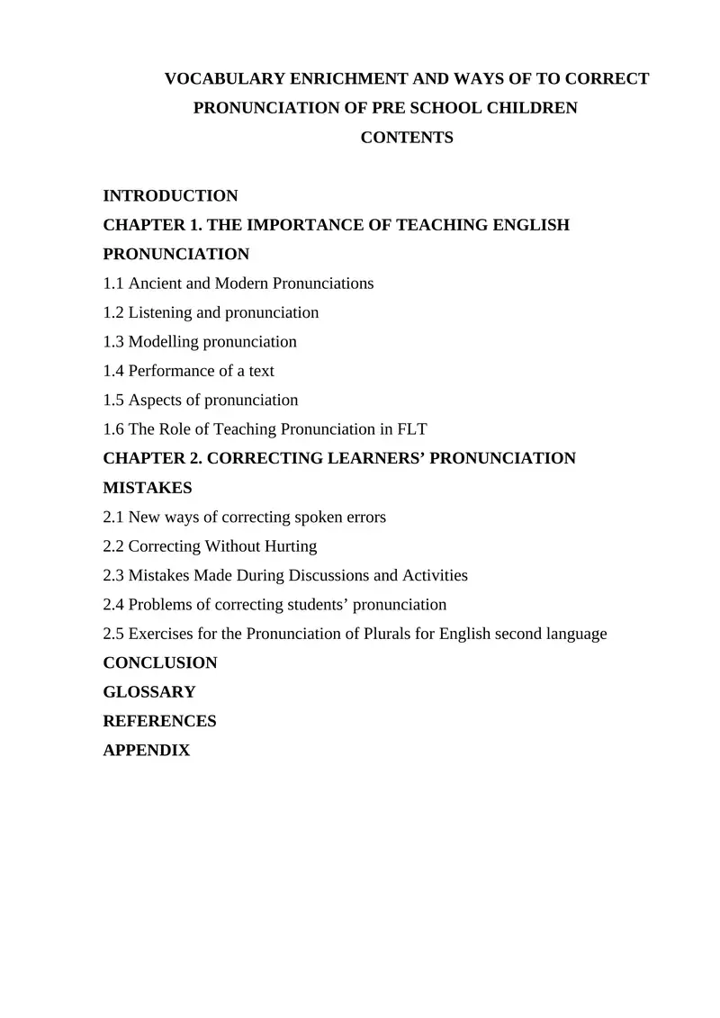 Ways of Correcting Pronunciation