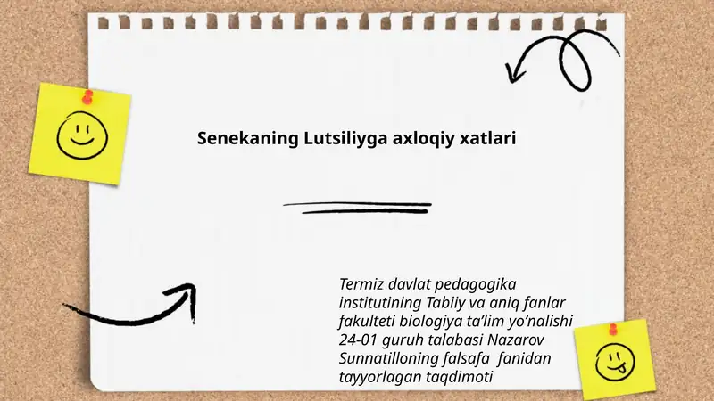 Nazarov Sunnatilloning falsafa fanidan tayyorlagan taqdimoti