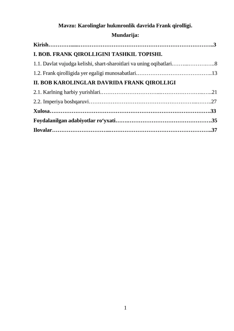 Karolinglar hukmronlik davrida Frank qirolligi