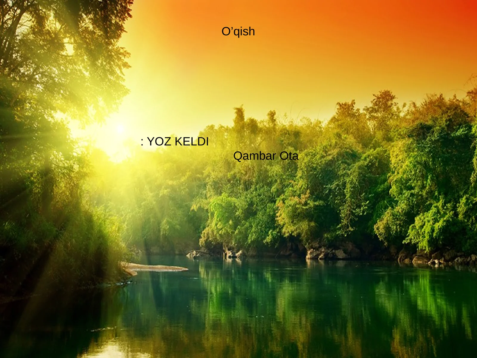 YOZ KELDI
