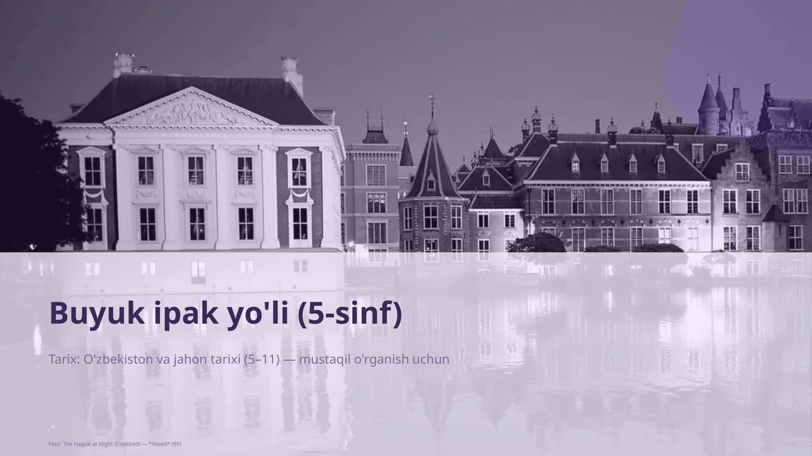 Buyuk ipak yo'li (5-sinf)