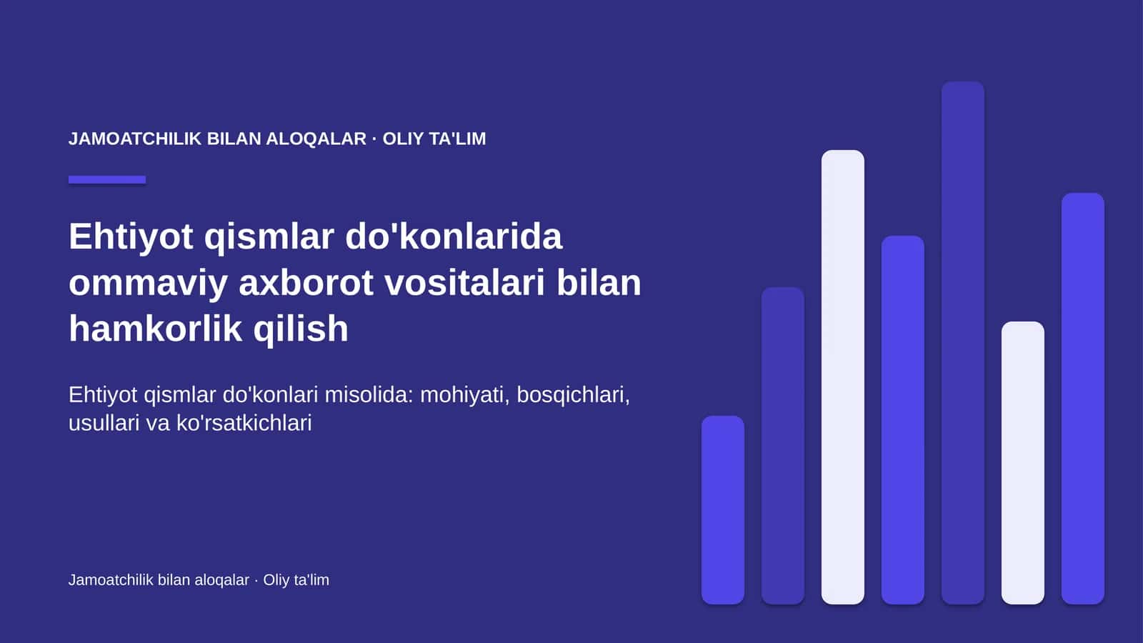 ehtiyot qismlar do'konlarida ommaviy axborot vositalari bilan hamkorlik qilish 3980