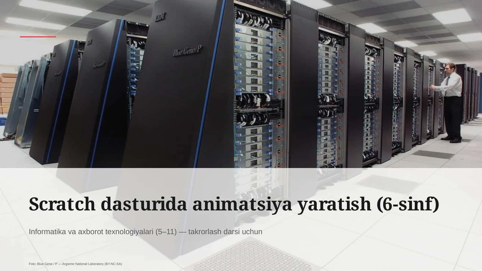 Scratch dasturida animatsiya yaratish (6-sinf)