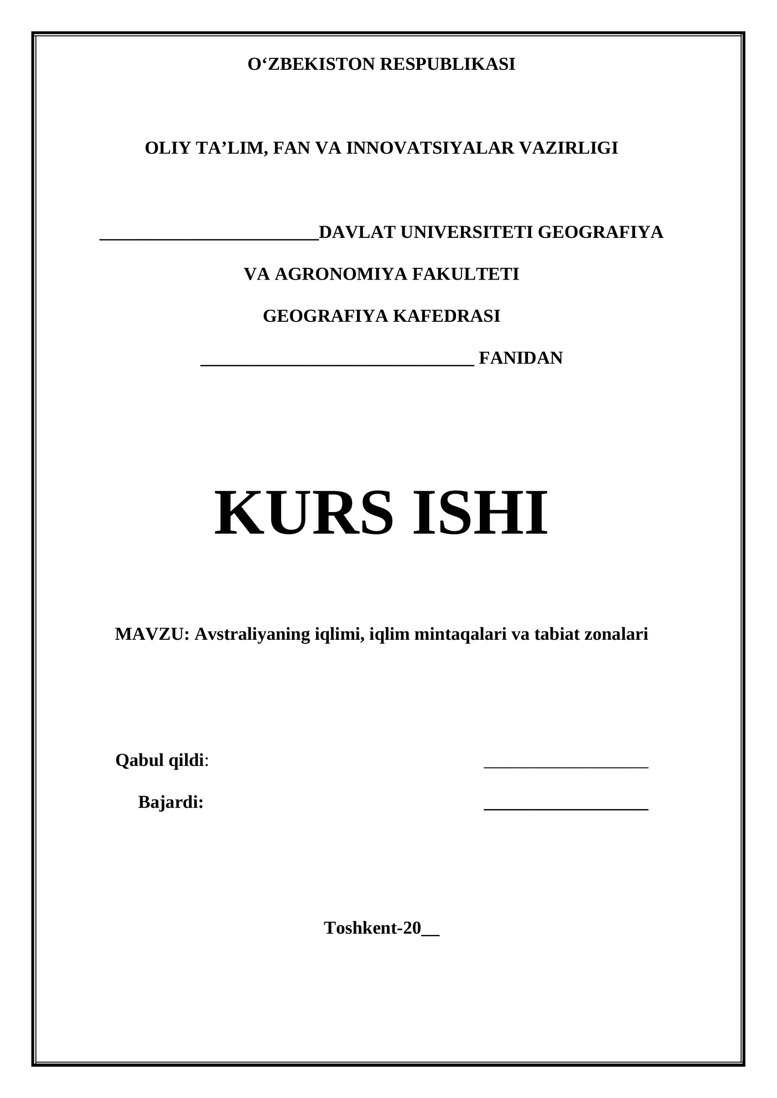 Avstraliyaning iqlimi, iqlim mintaqalari va tabiat zonalari