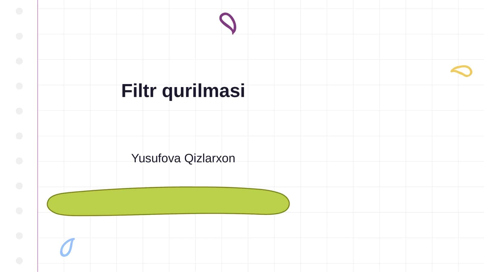 Filtr qurilmasi