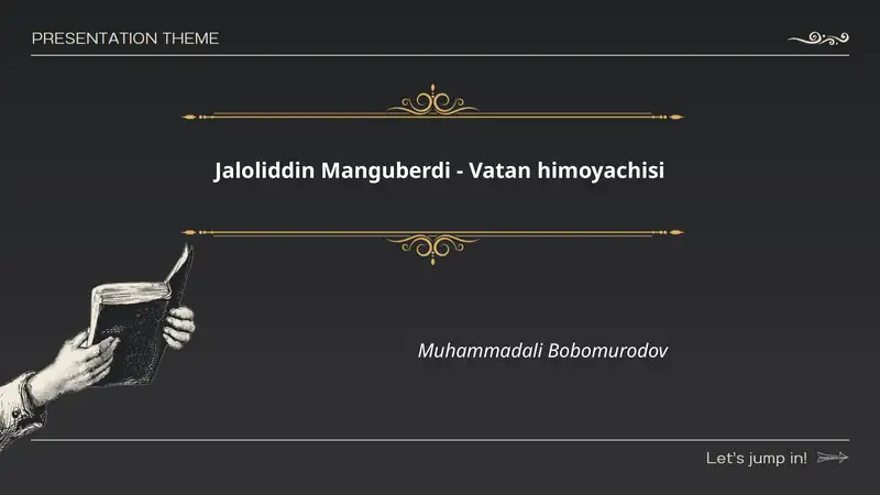 Jaloliddin Manguberdi - Vatan himoyachisi