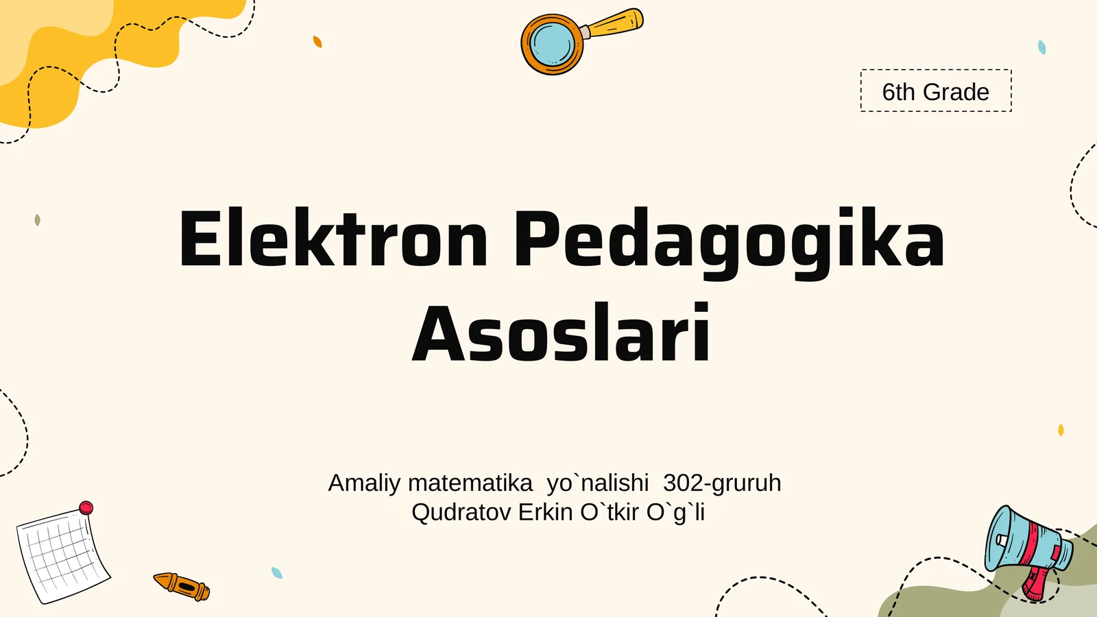 Elektron Pedagogika Asoslari