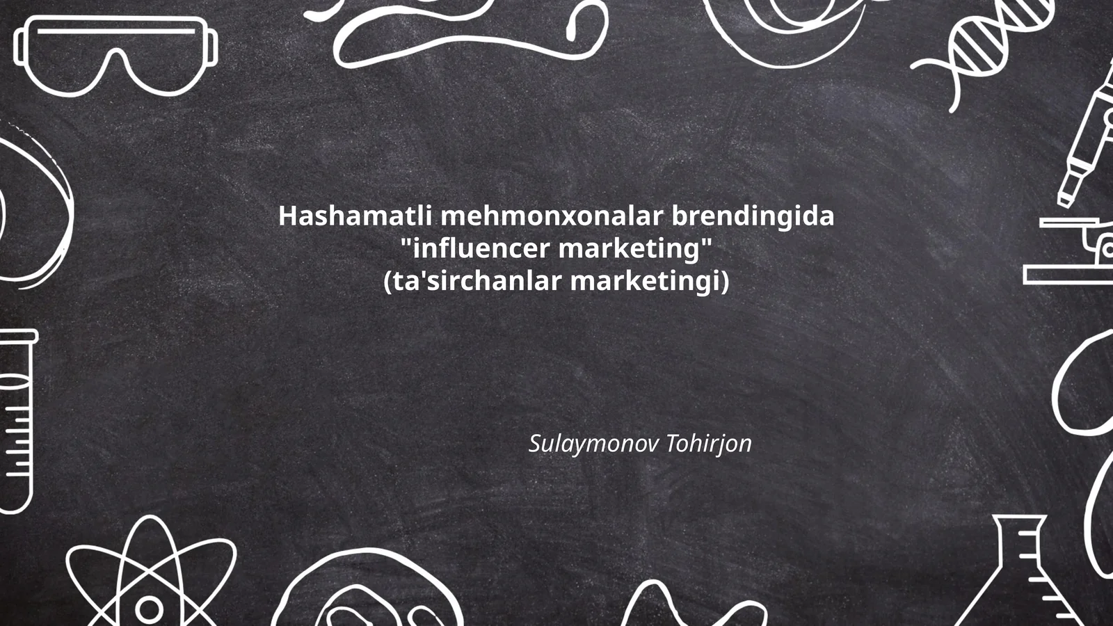 Influencer Marketing Hashamatli Mehmonxonalar Brendingida