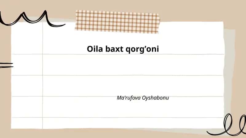 Oilaviy baxt qorgʻoni