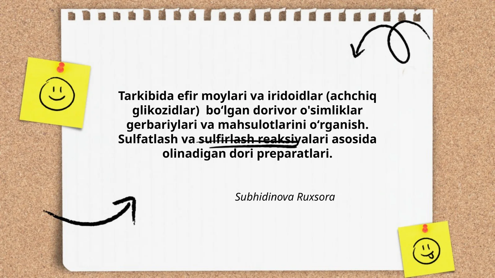 Dorivor o'simliklar gerbariylari va mahsulotlarini o'rganish