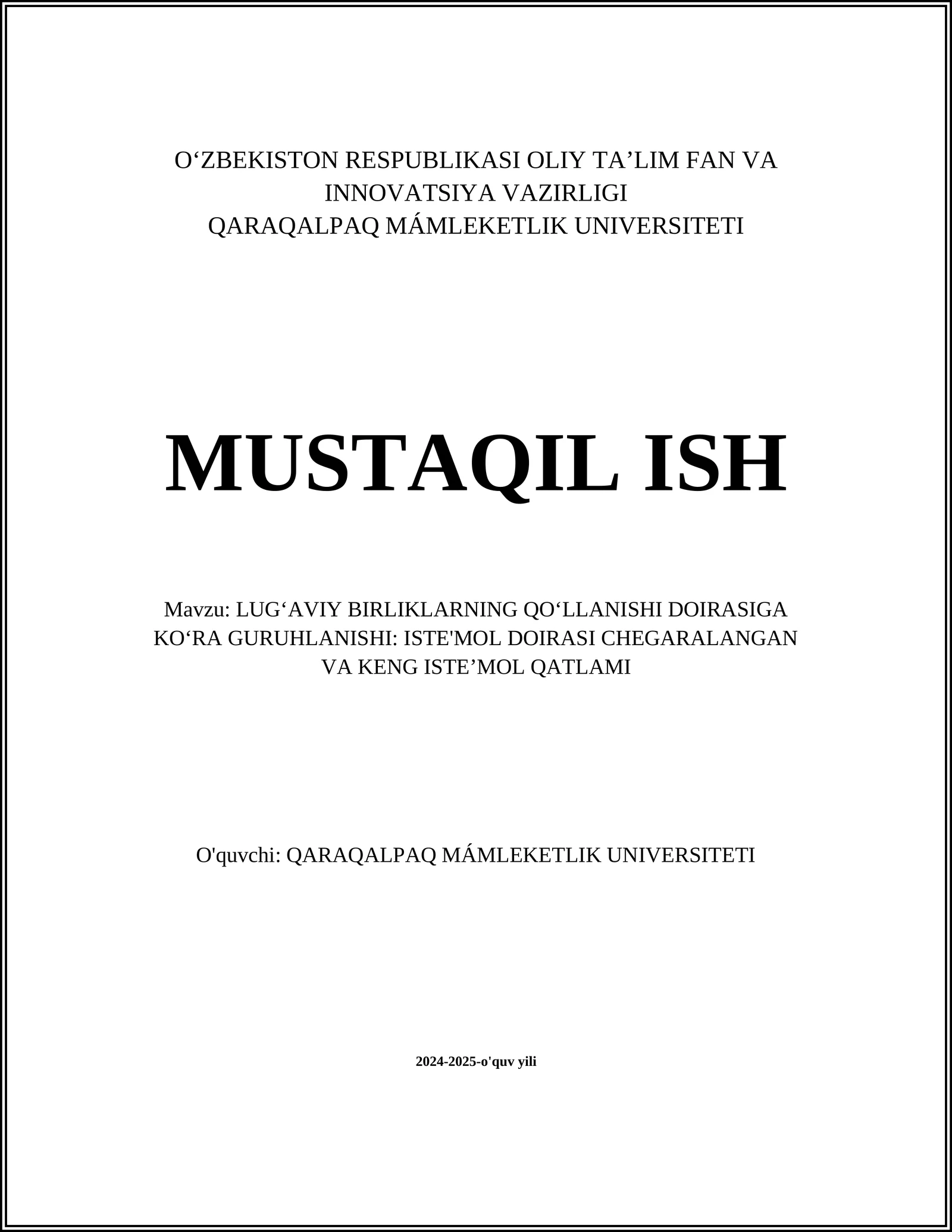 Oziq-ovqat mahsulotlari uchun lugʻaviy birliklar