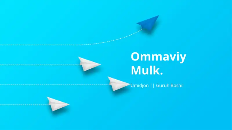 Ommaviy Mulk