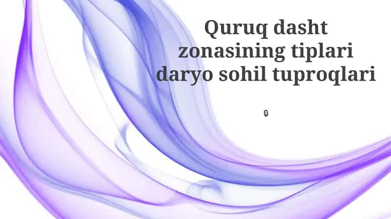 Daryo sohil tuproqlari