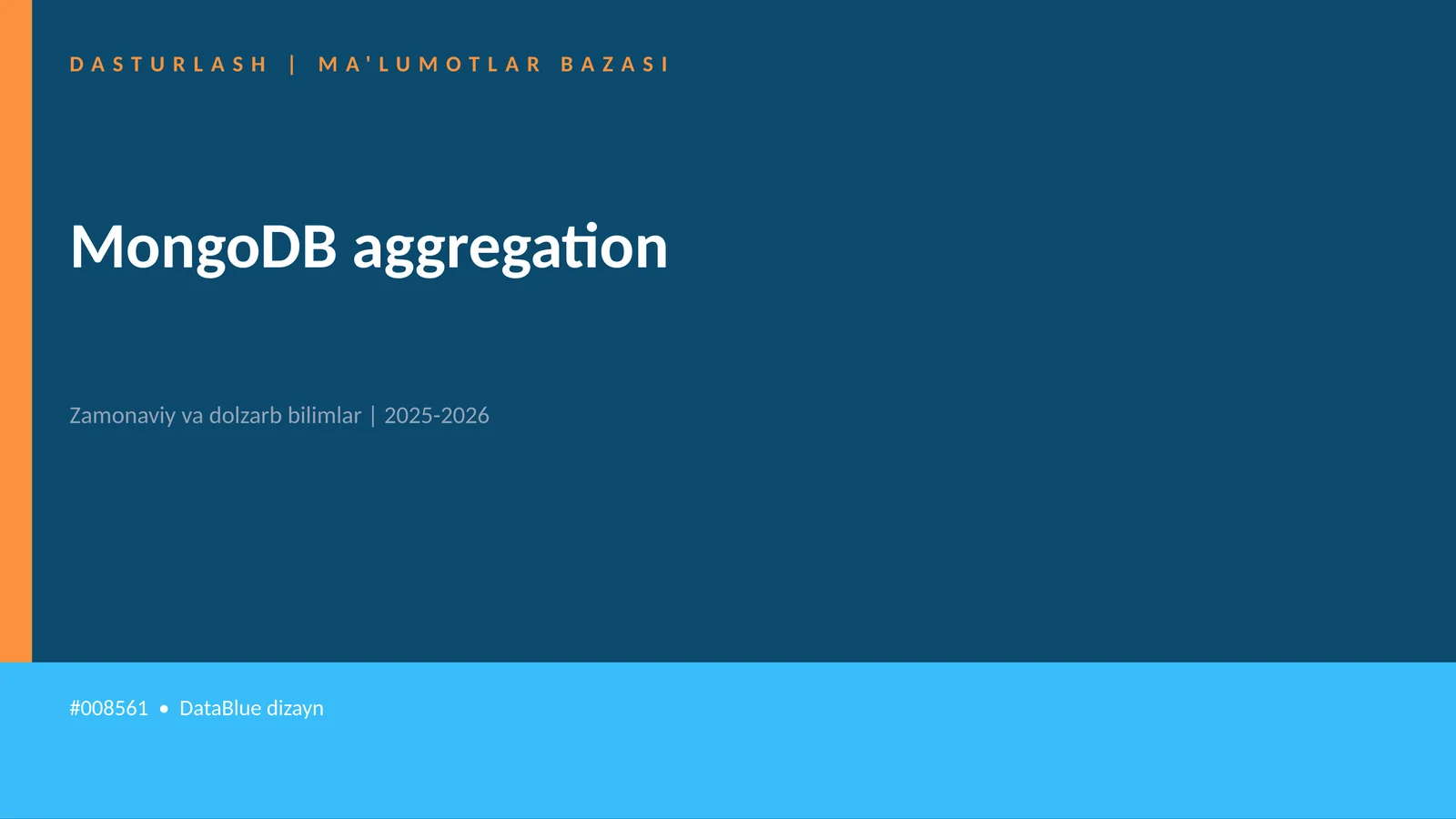 MongoDB aggregation