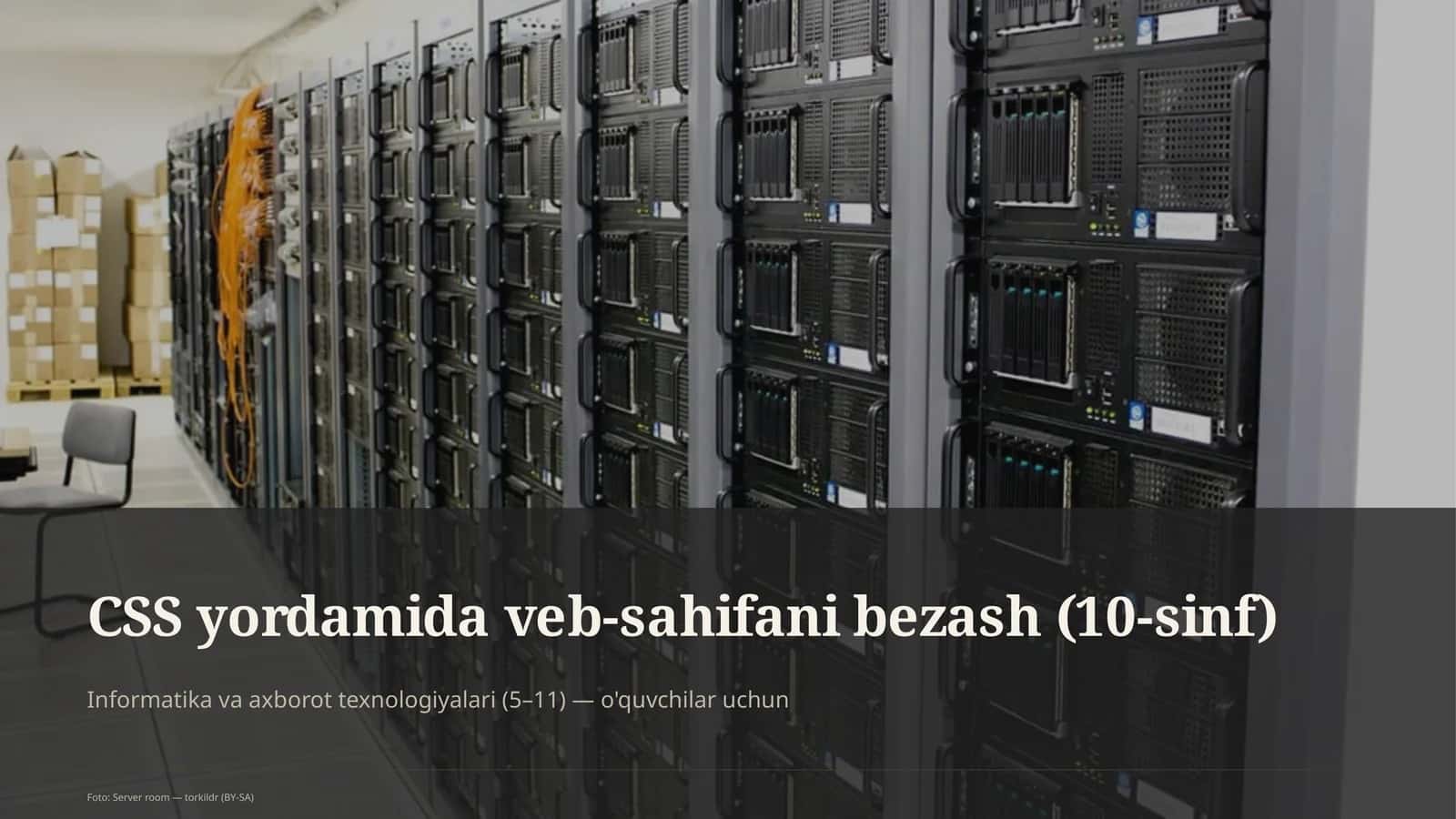 Informatika va axborot texnologiyalari (5–11) — o'quvchilar uchun