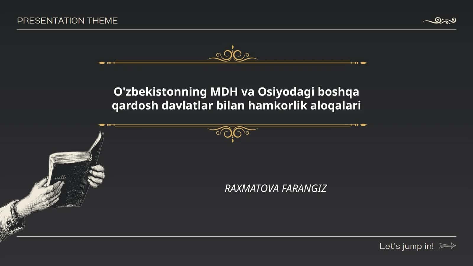 O'zbekistonning MDH va Osiyodagi boshqa qardosh davlatlar bilan hamkorlik aloqalari