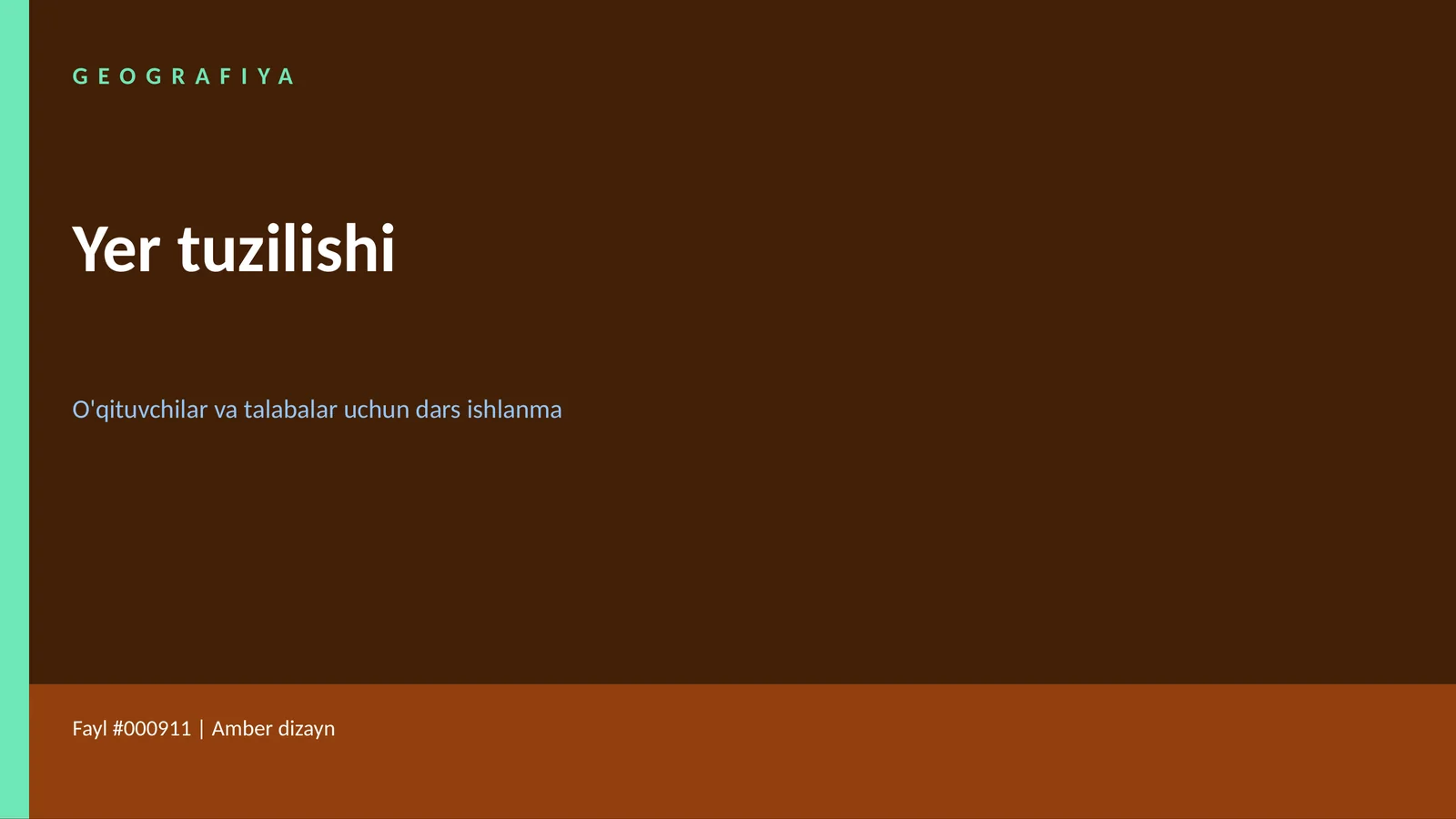 Yer tuzilishi