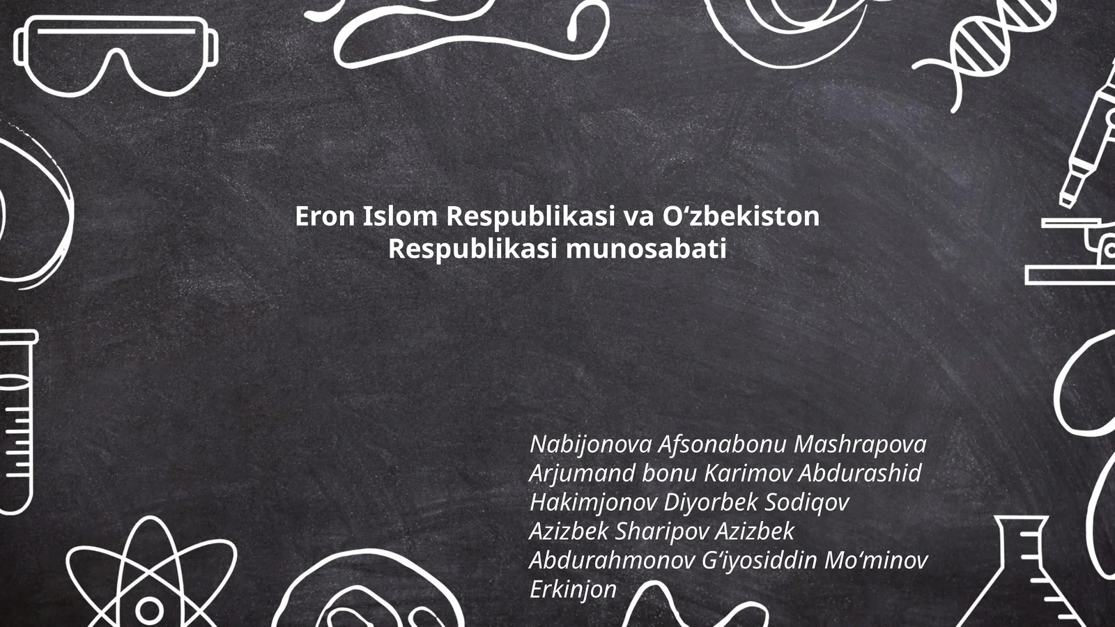 Eron Islom Respublikasi va Oʻzbekiston Respublikasi munosabati