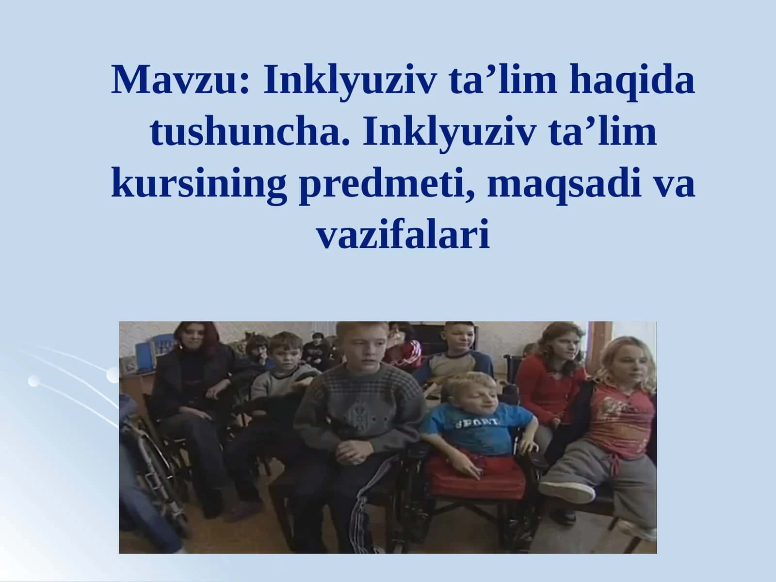 Inklyuziv ta'lim