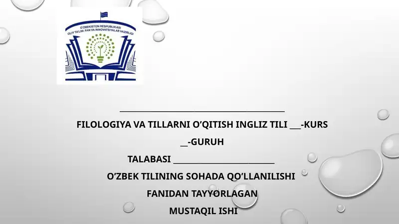 Terminlarning yasalishi
