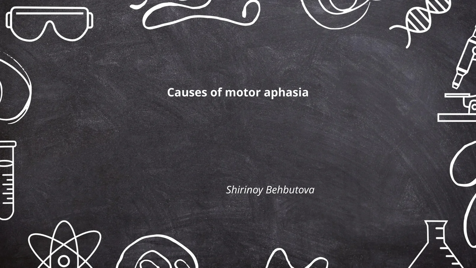 Causes of motor aphasia