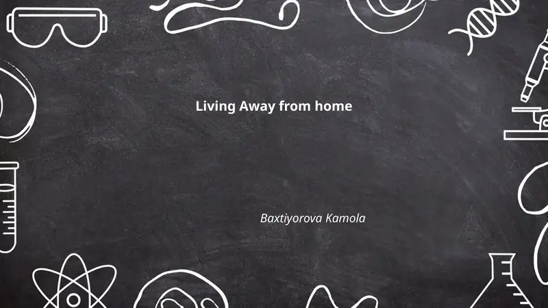 Living Away from home