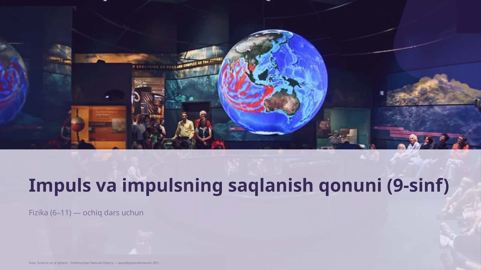 Impuls va impulsning saqlanish qonuni (9-sinf)