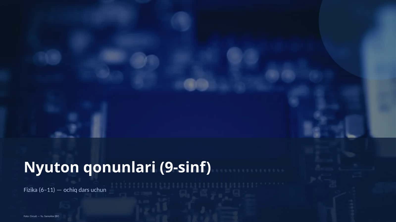 Nyuton qonunlari (9-sinf)