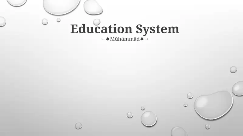 Education System