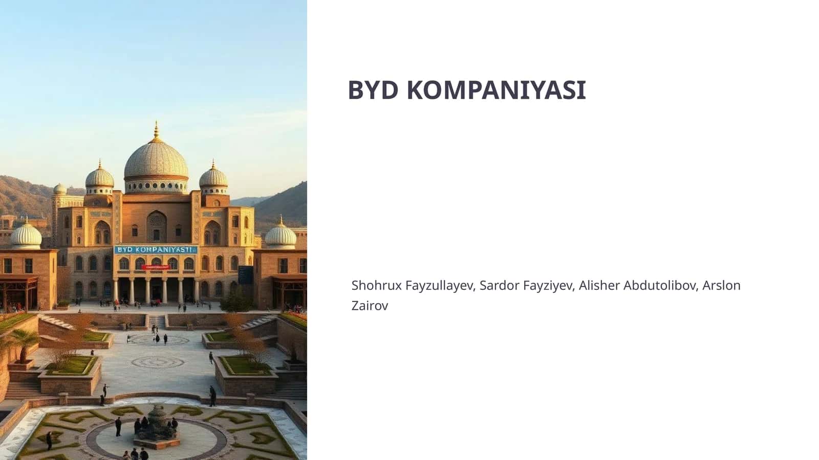 BYD KOMPANIYASI