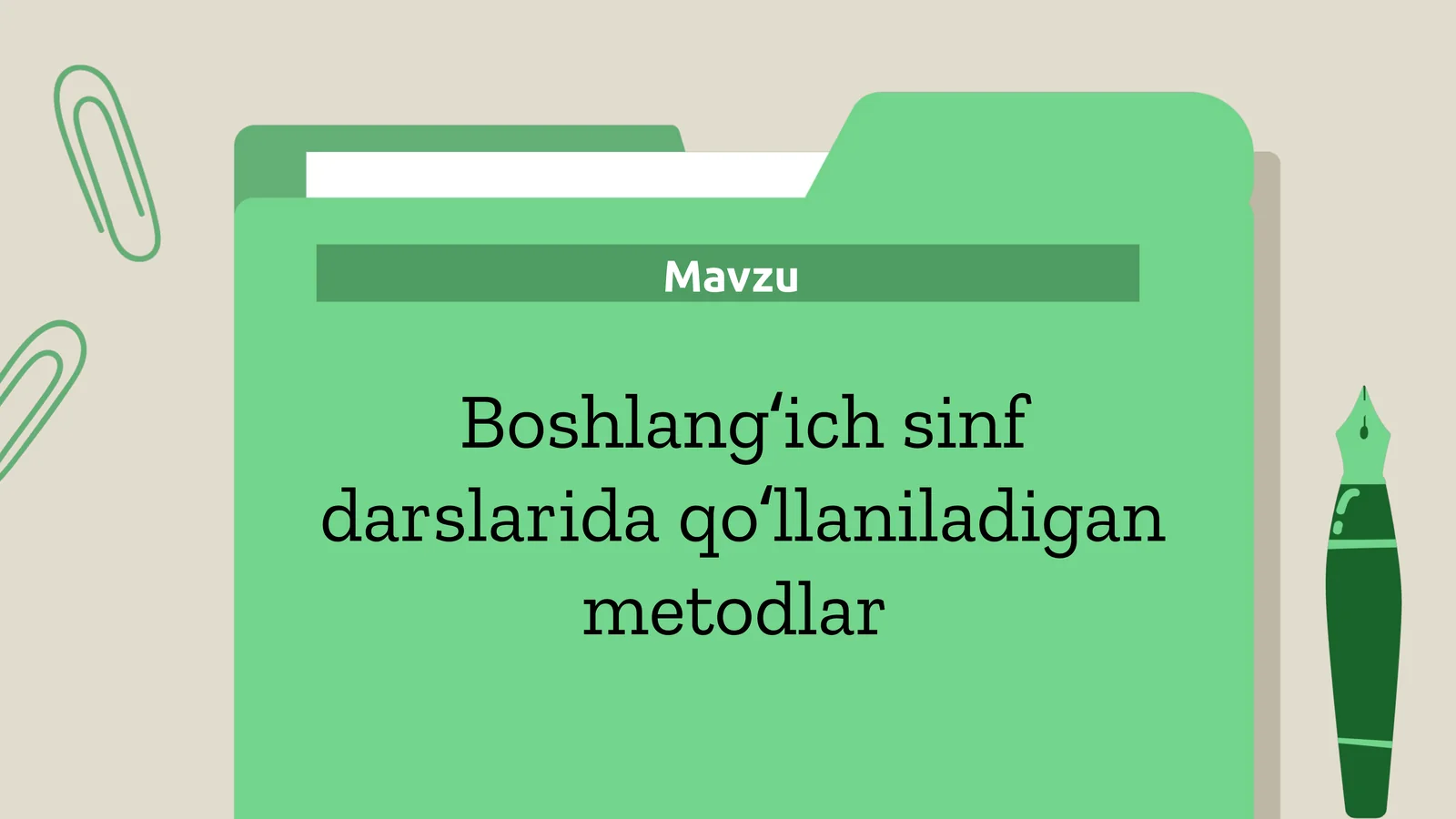 Interaktiv metodlar va texnologiyalar